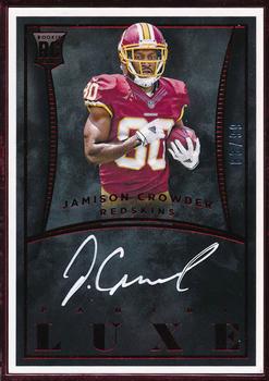 2015 Panini Luxe - Framed Rookie Autographs #RA-JC Jamison Crowder Front