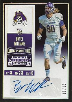 2016 Panini Contenders Draft Picks - College Playoff Ticket #152 Bryce Williams Front