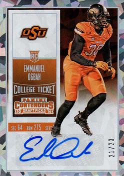 2016 Panini Contenders Draft Picks - Cracked Ice #177 Emmanuel Ogbah Front