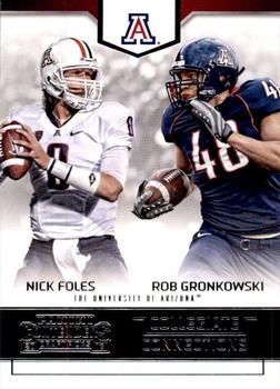 2016 Panini Contenders Draft Picks - Collegiate Connections #2 Nick Foles / Rob Gronkowski Front