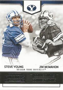 2016 Panini Contenders Draft Picks - Collegiate Connections #4 Steve Young / Jim McMahon Front