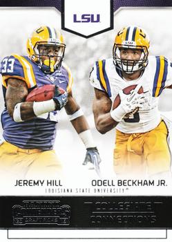 2016 Panini Contenders Draft Picks - Collegiate Connections #9 Jeremy Hill / Odell Beckham Jr. Front