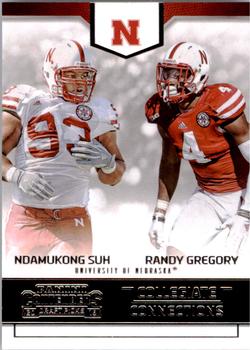 2016 Panini Contenders Draft Picks - Collegiate Connections #13 Ndamukong Suh / Randy Gregory Front