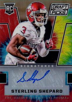 2016 Panini Prizm Collegiate Draft Picks - Autographs Prizms Tie Dyed #145 Sterling Shepard Front