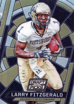2016 Panini Prizm Collegiate Draft Picks - Stained Glass #54 Larry Fitzgerald Front
