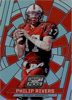 2016 Panini Prizm Collegiate Draft Picks - Stained Glass #72 Philip Rivers Front