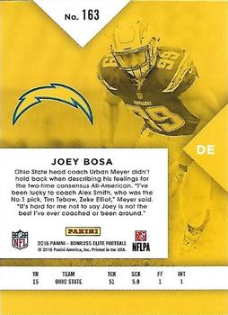 2016 Donruss Elite #163 Joey Bosa Back