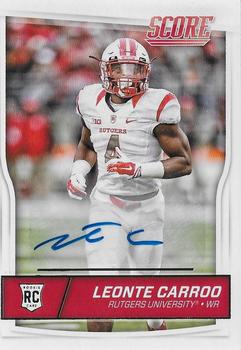 2016 Score - Rookie Signatures #369 Leonte Carroo Front