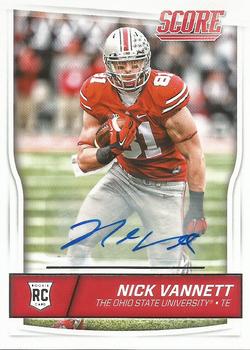2016 Score - Rookie Signatures #383 Nick Vannett Front