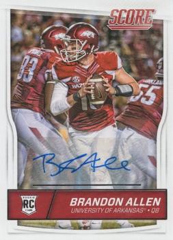 2016 Score - Rookie Signatures #428 Brandon Allen Front