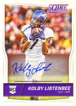 2016 Score - Rookie Signatures #436 Kolby Listenbee Front