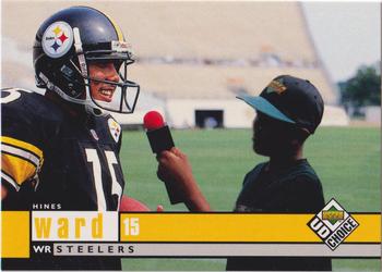 1998 UD Choice Pittsburgh Steelers #PS10 Hines Ward Front