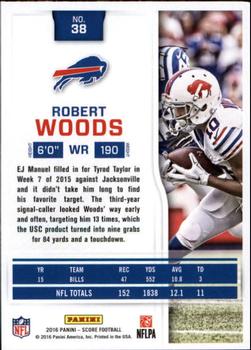 2016 Score - Scorecard #38 Robert Woods Back
