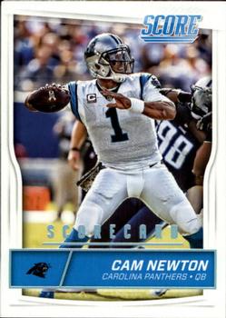 2016 Score - Scorecard #43 Cam Newton Front
