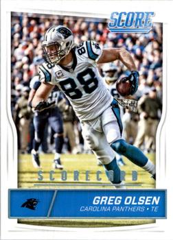 2016 Score - Scorecard #45 Greg Olsen Front