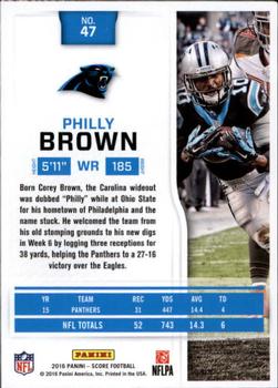 2016 Score - Scorecard #47 Philly Brown Back