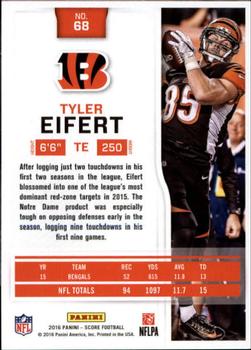 2016 Score - Scorecard #68 Tyler Eifert Back