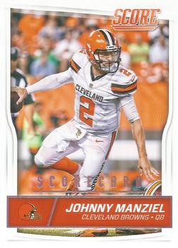 2016 Score - Scorecard #75 Johnny Manziel Front