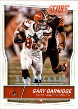2016 Score - Scorecard #81 Gary Barnidge Front