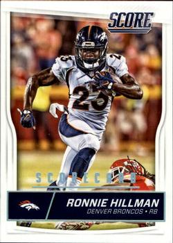 2016 Score - Scorecard #98 Ronnie Hillman Front