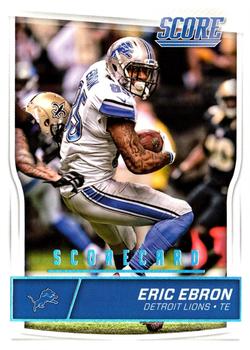 2016 Score - Scorecard #114 Eric Ebron Front