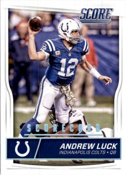 2016 Score - Scorecard #137 Andrew Luck Front
