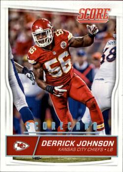 2016 Score - Scorecard #166 Derrick Johnson Front