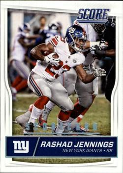 2016 Score - Scorecard #210 Rashad Jennings Front