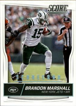 2016 Score - Scorecard #223 Brandon Marshall Front