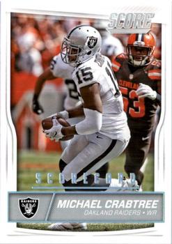 2016 Score - Scorecard #232 Michael Crabtree Front