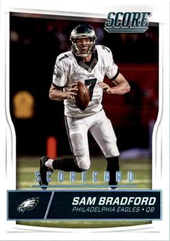 2016 Score - Scorecard #239 Sam Bradford Front