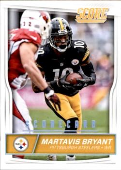 2016 Score - Scorecard #255 Martavis Bryant Front