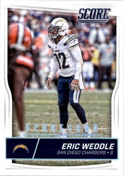 2016 Score - Scorecard #270 Eric Weddle Front