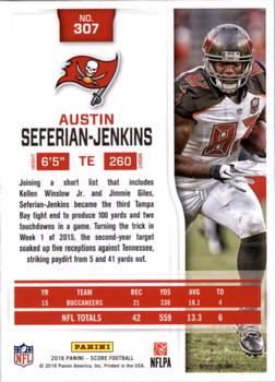 2016 Score - Scorecard #307 Austin Seferian-Jenkins Back