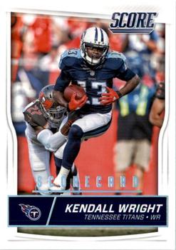 2016 Score - Scorecard #315 Kendall Wright Front