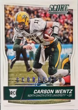 2016 Score - Scorecard #335 Carson Wentz Front