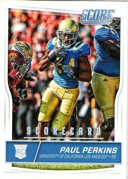 2016 Score - Scorecard #348 Paul Perkins Front