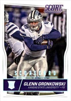 2016 Score - Scorecard #360 Glenn Gronkowski Front