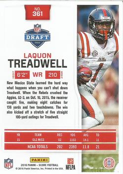 2016 Score - Scorecard #361 Laquon Treadwell Back