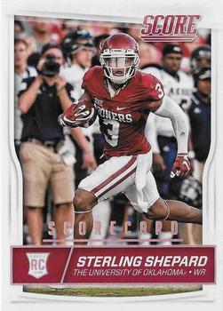 2016 Score - Scorecard #368 Sterling Shepard Front