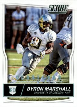 2016 Score - Scorecard #380 Byron Marshall Front