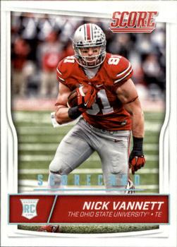 2016 Score - Scorecard #383 Nick Vannett Front