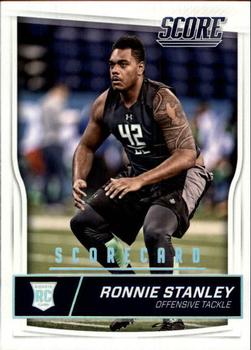 2016 Score - Scorecard #387 Ronnie Stanley Front