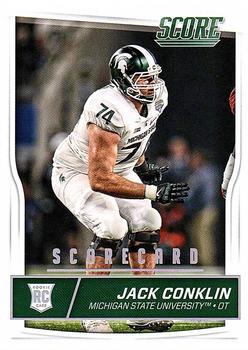 2016 Score - Scorecard #389 Jack Conklin Front