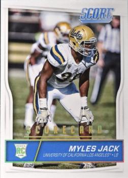 2016 Score - Scorecard #409 Myles Jack Front