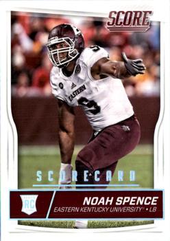 2016 Score - Scorecard #427 Noah Spence Front