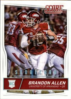 2016 Score - Scorecard #428 Brandon Allen Front