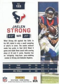 2016 Score - Showcase #133 Jaelen Strong Back