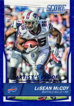 2016 Score - Artist's Proof #34 LeSean McCoy Front