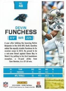 2016 Score - Red Zone #48 Devin Funchess Back